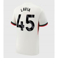 Chelsea Romeo Lavia #45 Vonkajší futbalový dres 2025-26 Krátky Rukáv